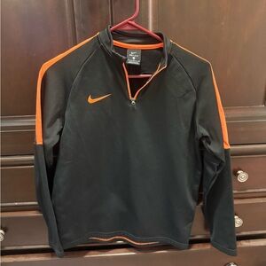 Two shirts Nike Black and Orange Windbreaker and Vineyard Vines